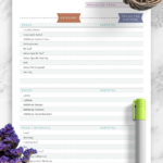 Download Printable Party Budget Template   Casual Style Pdf Within Birthday Party Budget Worksheet