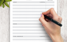 Download Printable Wedding Budget Template – Original Pdf pertaining to Wedding Budget Worksheet Printable
