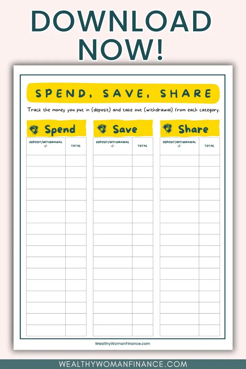 Easy Budgeting For Kids: How To Teach +Free Printable (2025) inside Budgeting For Kids Worksheet