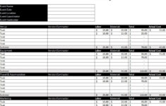Event Budget Template For Excel (Free Download) intended for Event Budget Worksheet