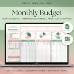 Excel Monatliche Budget Vorlage Google Sheets Budgetplaner Vorlage For 10 3 Charting A Budget Worksheet Answers