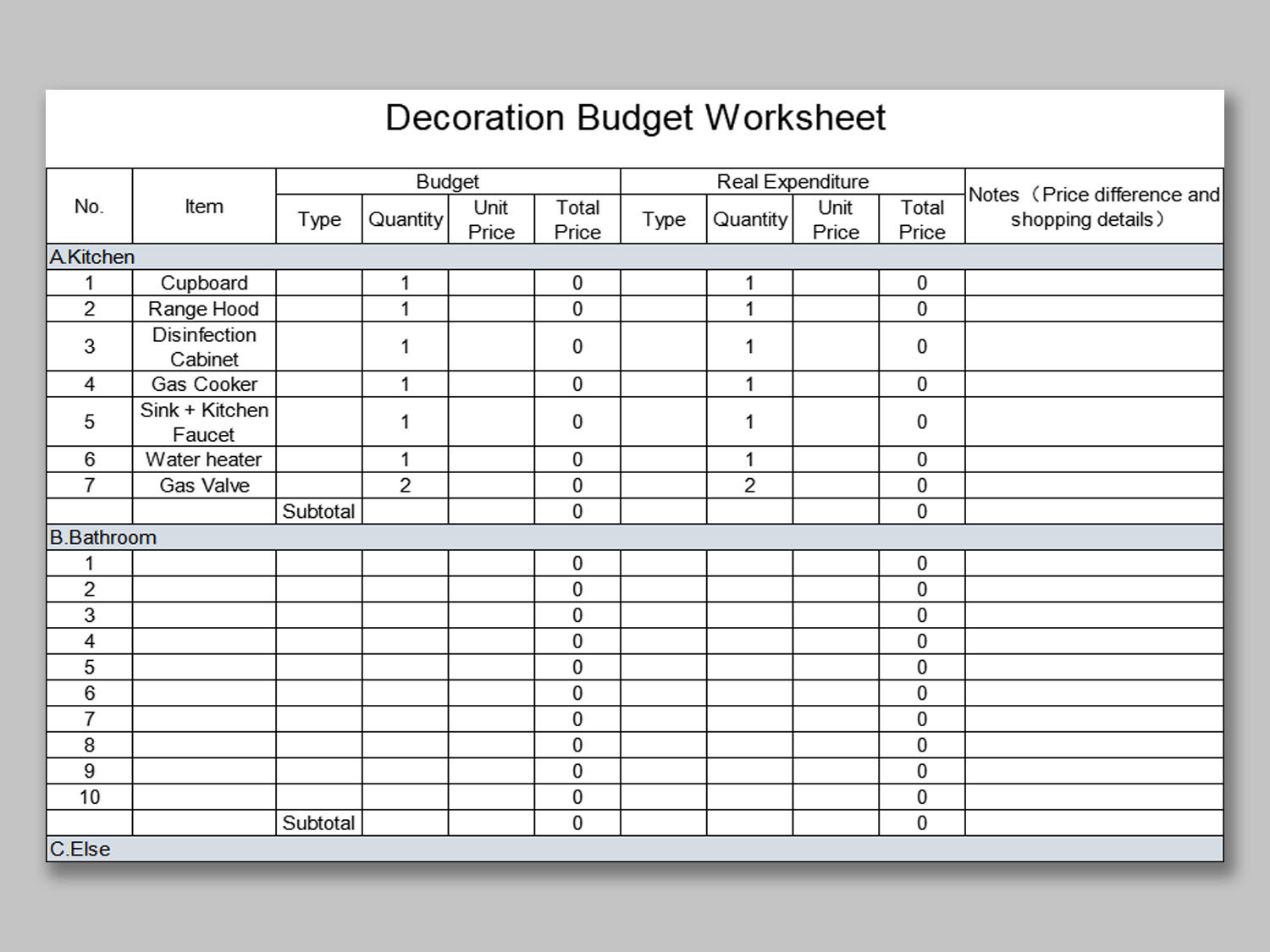 Excel Of Simple Budget Worksheet.xls | Wps Free Templates with Real Simple Budget Worksheet