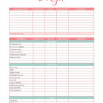 Family Binder Budgeting Printables   Clean And Scentsible Throughout Household Budget Worksheet Printable