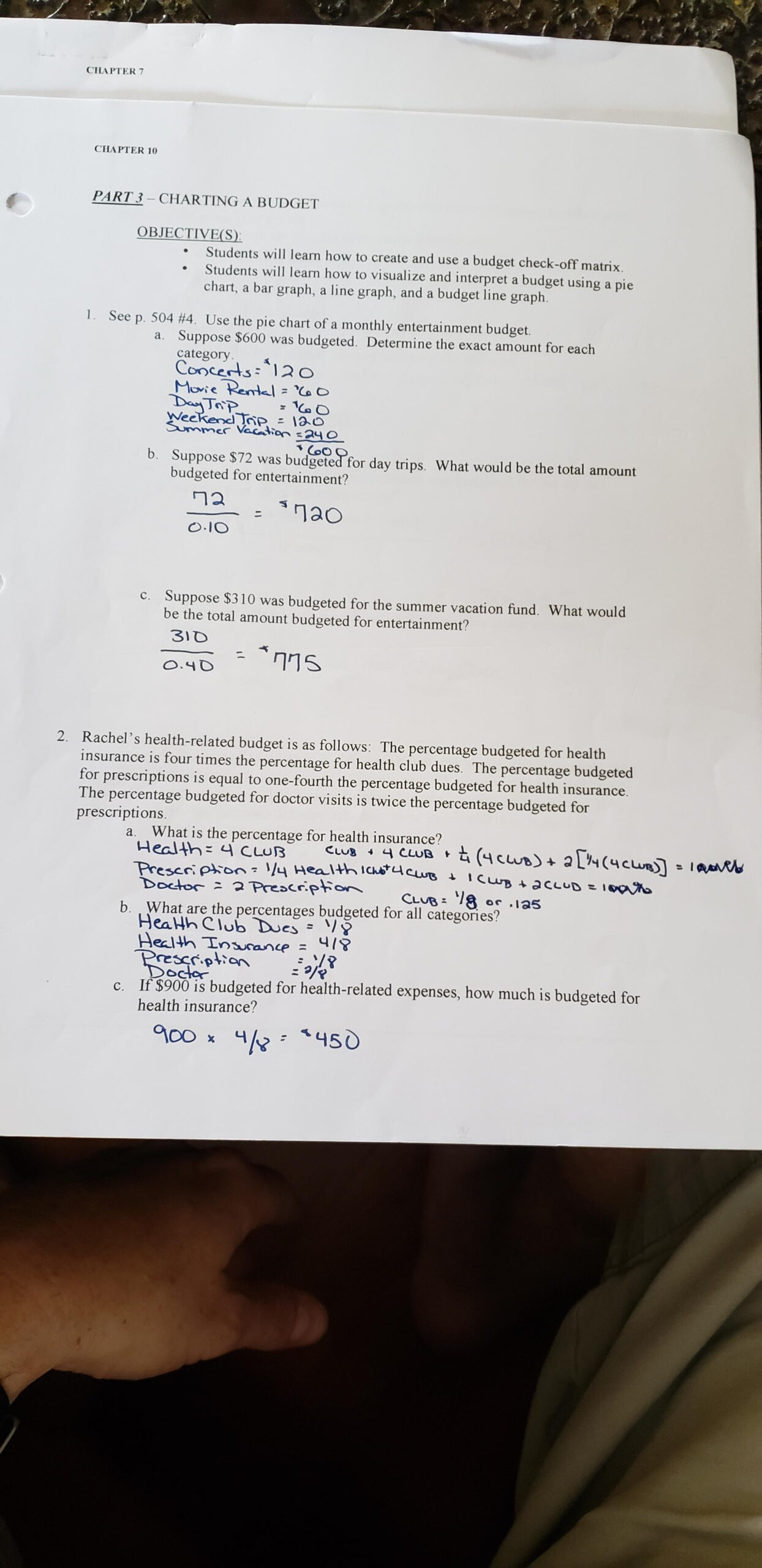 Financial Algebra – William Emhof – Mira Costa High School with regard to 10-3 Charting A Budget Worksheet Answers