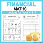 Financial Literacy Maths Booklet For Year 4 & 5 | Resources For Regarding Budgeting Worksheets Year 5