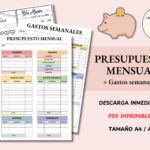 Financial Planner: Income And Expense Tracker In Spanish Within Budget Worksheets Spanish