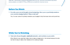 Foundations In Personal Finance: Budgeting Insights - Lesson 5 with Chapter 9 Financial Planning Budget Basics Worksheet Answers