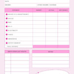 Free And Customizable Budget Templates In A Monthly Budget Worksheet