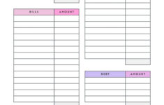 Free And Customizable Budget Templates in Monthly Budgeting Worksheets Printable
