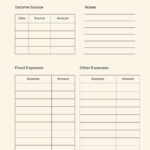 Free And Customizable Budget Templates Throughout Budget Worksheet Free Printable Blank