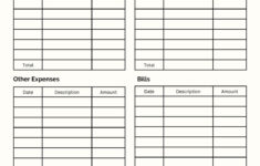 Free And Customizable Budget Templates throughout Simple Monthly Budget Worksheet Free Download