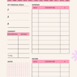 Free And Customizable Budget Templates Within Template Free Beginner Printable Budget Worksheet