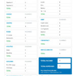 Free And Easy Budget Template   Ramsey Regarding Financial Peace University Budget Worksheet