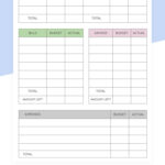 Free Biweekly Minimalistic Budget Template In Google Slides And With Semi Monthly Budget Worksheet