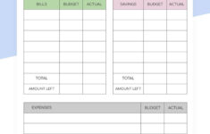 Free Biweekly Minimalistic Budget Template In Google Slides And with Semi Monthly Budget Worksheet