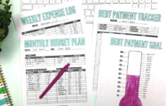 Free Blank Budget Worksheet Printables To Take Charge Of Your Finances for 10 10 80 Budget Worksheet