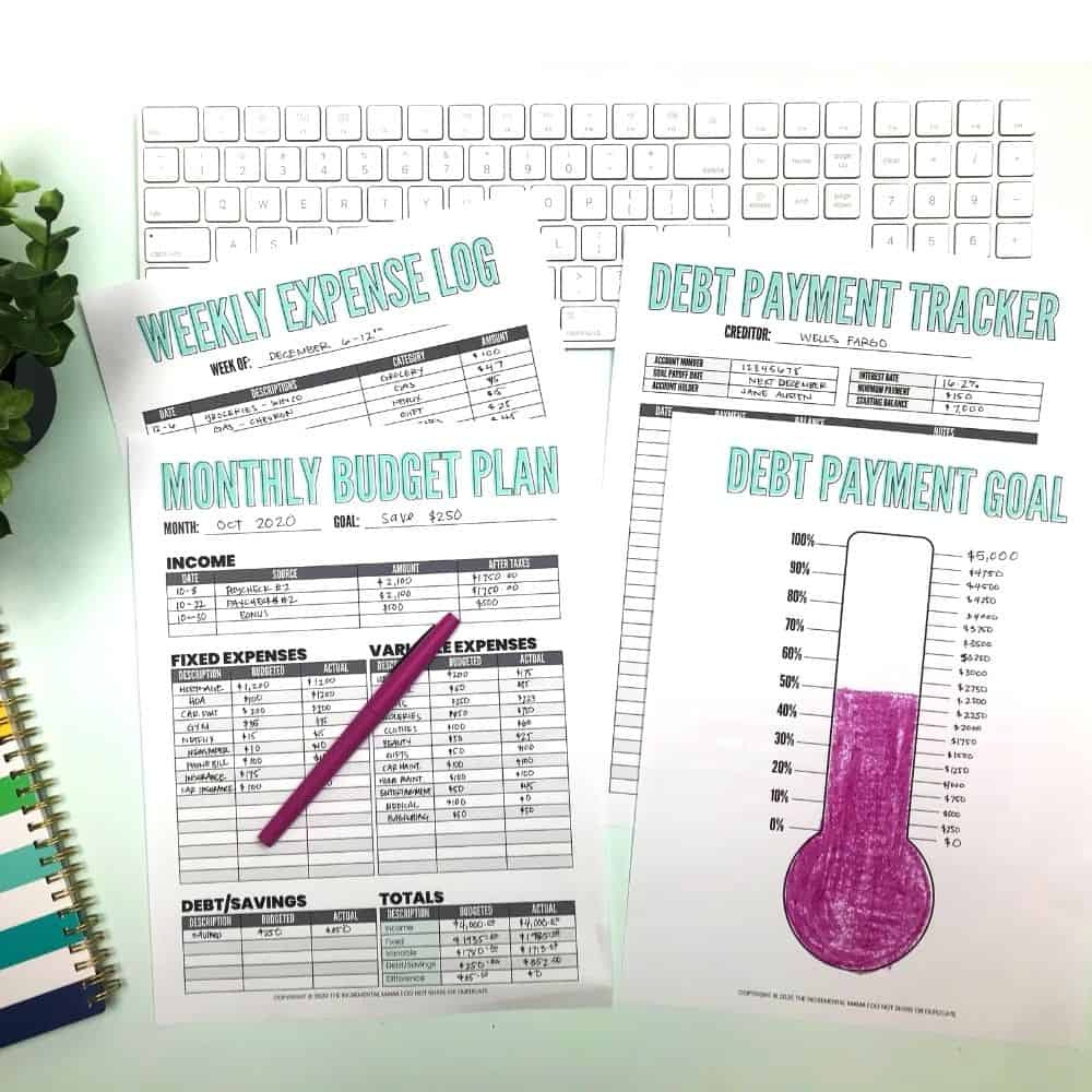 Free Blank Budget Worksheet Printables To Take Charge Of Your Finances for 10 10 80 Budget Worksheet