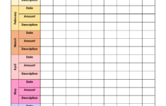Free Budget Sheet Template | Printable And Editable intended for Printable Yearly Budget Worksheet