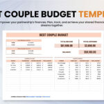 Free Budget Templates, Editable And Printable Within Married Couple Budget Worksheet