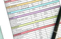 Free Budgeting Printable To Help You Learn To Budget | Money Manifesto with regard to Help With Budgeting Worksheets