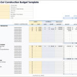 Free Construction Budget Templates: All Formats & Projects For New Home Construction Budget Worksheet