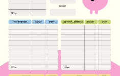 Free Customizable Finance Planner Templates | Canva with Designing A Personal Budget For Teens Worksheet