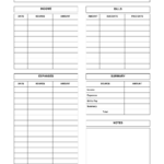 Free Download Printable Monthly Budget Planner Pdf Templates In Family Budget Worksheet