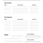 Free Download Printable Monthly Budget Planner Pdf Templates Pertaining To Blank Budgeting Worksheets
