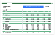 Free Excel Business Budget Template | Workfeed within Free Business Budget Worksheet