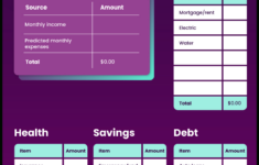 Free Financial Budget Templates | Ally regarding Hands On Banking Budget Worksheet