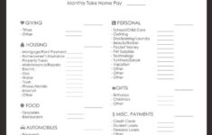 Free Monthly Budget Printable Worksheet with regard to Free Printable Budget Worksheet Dave Ramsey