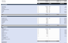 Free Monthly Budget Templates with Income and Expense Budget Worksheet