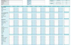 Free Monthly Budget Templates within Personal Budget Worksheet Template