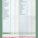 Free Monthly Expense Tracker Regarding Budget Fixed And Variable Expenses Worksheet Answers