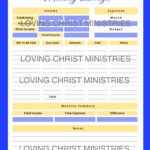 Free Printable Monthly Budget Worksheet For Women'S Ministry Intended For Christian Budget Worksheets