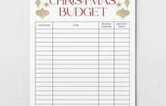 Free Printable!} Save Money With This Christmas Budget Printable in Budgeting For Christmas Worksheet