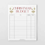 Free Printable!} Save Money With This Christmas Budget Printable Inside Christmas List Budget Worksheet