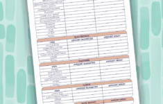 Free Resource Library | The Budget Mom inside Budget Mom Worksheets