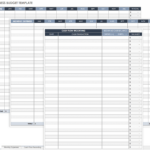 Free Small Business Bookkeeping Templates | Smartsheet For Self Employed Budget Worksheet