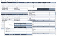 Free Small Business Budget Templates for Business Budgeting Worksheets