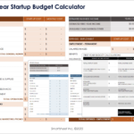 Free Startup Budget Templates Regarding Start Up Business Budget Worksheet
