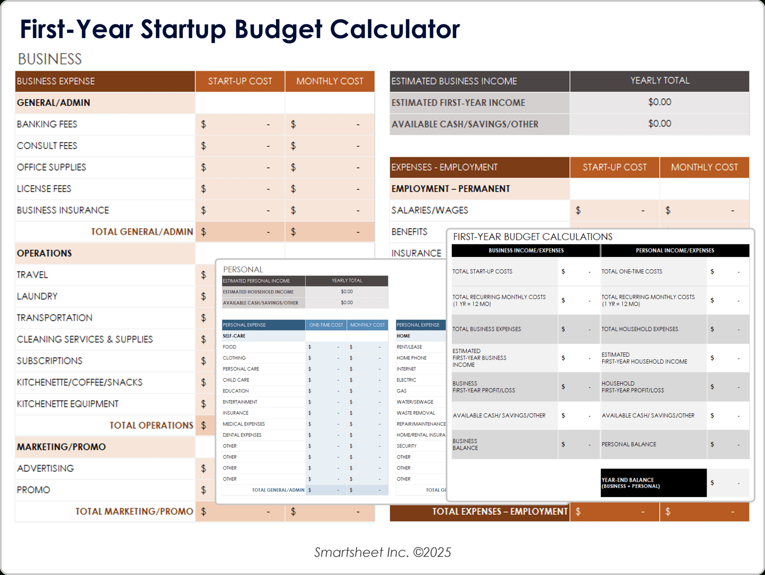 Free Startup Budget Templates regarding Start Up Business Budget Worksheet