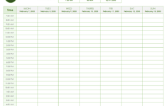 Free Time Management Templates | Smartsheet pertaining to Weekly Time Budget Worksheet