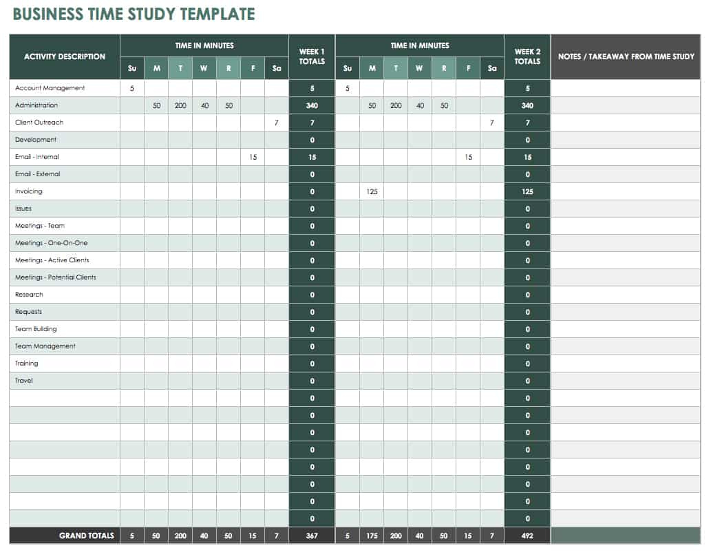 Free Time Management Templates | Smartsheet throughout Time Management Budget Worksheet
