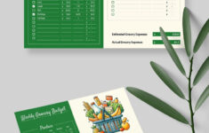 Free Weekly Grocery Budget Template In Google Sheets And Microsoft in Shopping On A Budget Worksheet