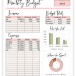 Frugal Fitz Designs Inside My Frugal Home Monthly Budget Worksheet