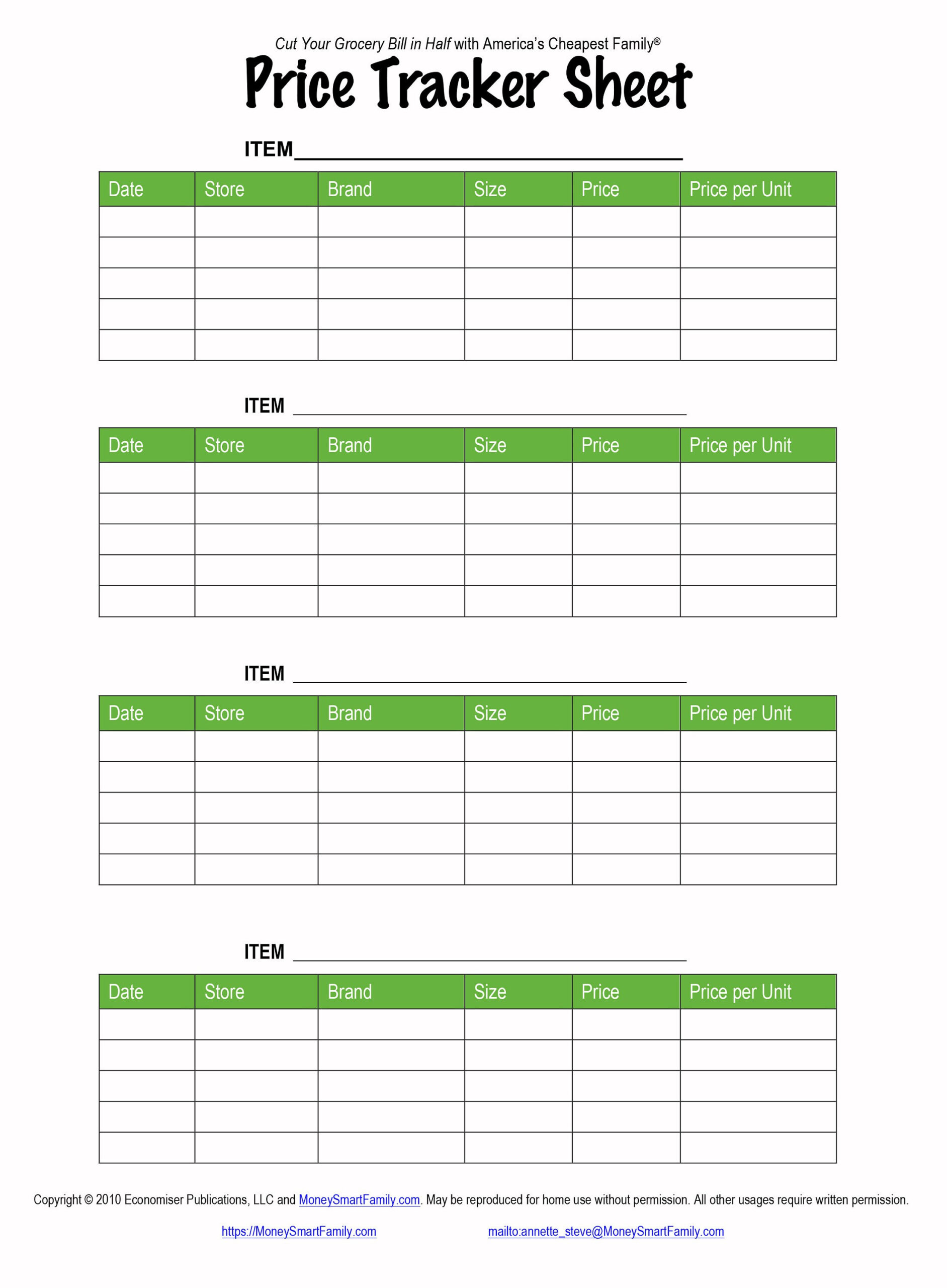 Grocery Forms Collection - Food Shopping List, Grocery Price within Economides Household Budget Worksheet