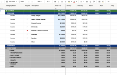 Household Expense Budget Template | Smartsheet regarding Sample Family Budget Worksheet