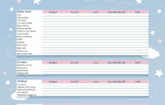 How To Budget For A Baby – Oppu regarding Budgeting For a Baby Worksheet Answer Key