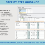 How To Create A Home Renovation Budget (Free Spreadsheet)   Orc With Regard To House Renovation Budget Worksheet